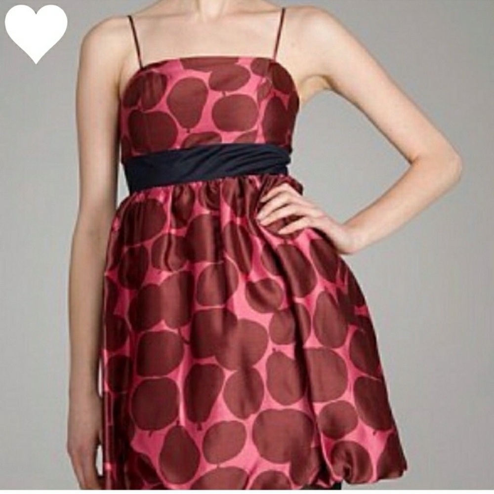 Juicy Couture Silk Y2K Apple Bubble Hem Dress